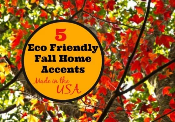 5 Eco Friendly Fall Home Accents #madeinUSA