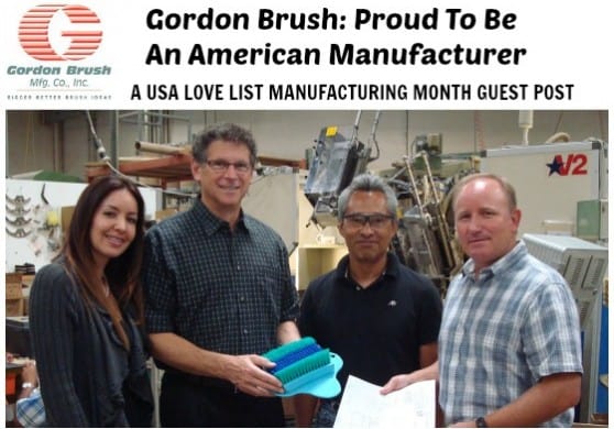 Cover Photo: Gordon Brush Mfg. Co., Inc. employees,left to right ; Rocio Florez, Marketing Services Representative; Ken Rakusin, President & CEO; Ricardo Ruiz, Plant Manager; Denis Valentine, Senior Engineer