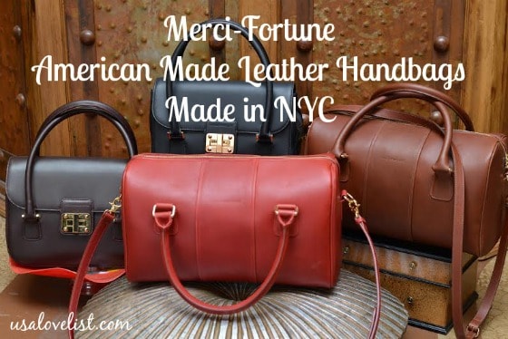 Must See American Made Leather Handbags by Merci-Fortune - USA Love List