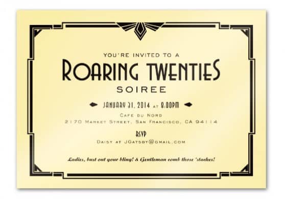Ten Roaring '20's Party Must Haves