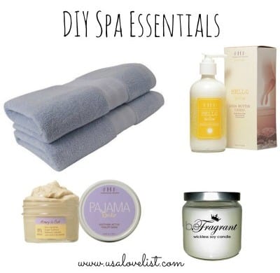 DIY Spa Essentials on USALoveList.com