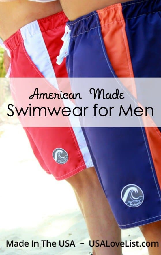 American Made Swimwear for Men USA Love List