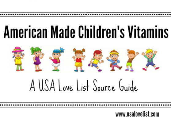 American made childrens vitamins