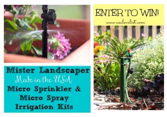 Mister Landscaper Micro sprinkler and Micro Spray Irrigation Kits {Giveaway}