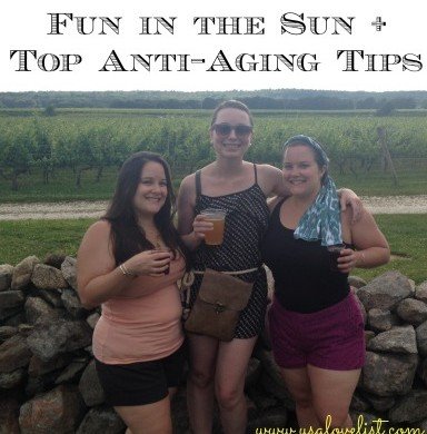 {My twin, Erin, my friend, Lindsay, and I at the Westport Rivers Winery.}