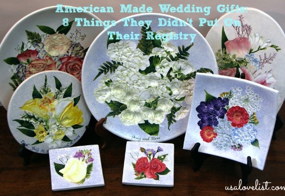 American Made Wedding Gifts From Salt Marsh Pottery via USALoveList.com