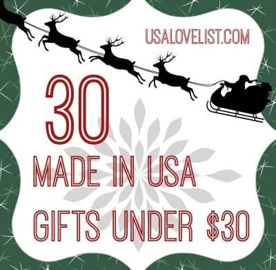 BIG lists of stylish, affordable American Made Gifts