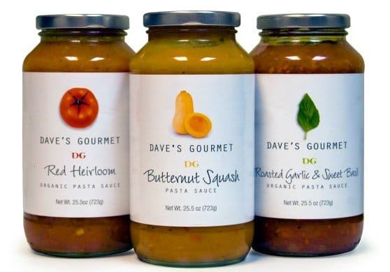 American made gourmet pasta sauce from Dave's Gourmet
