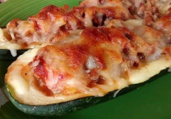 Sausage stuffed zucchini recipe