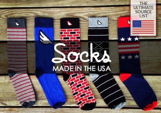 The ultimate source list for socks made in the USA. So many good choices!