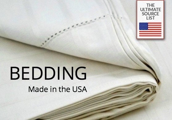 made in the USA Bedding