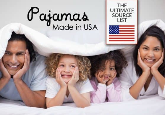 Perfect pajamas for men, women and kids | Made in USA source list