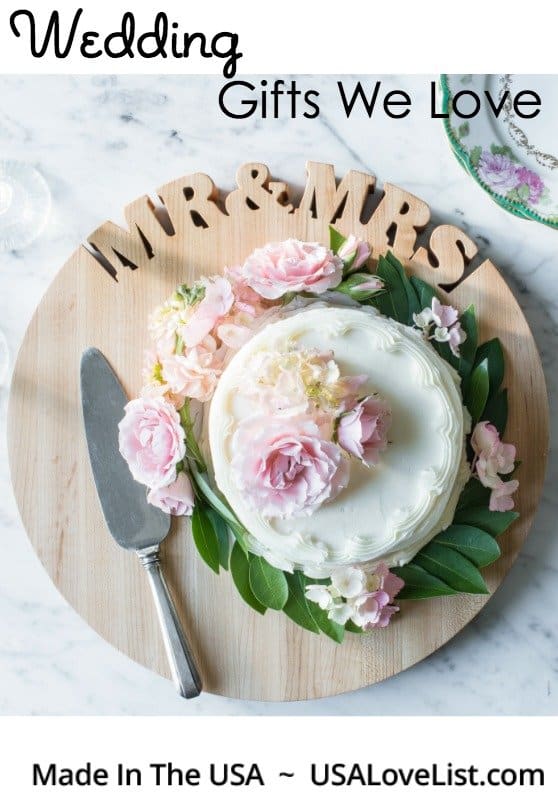 Wedding Gifts We Love, Made in the USA - USA Love List