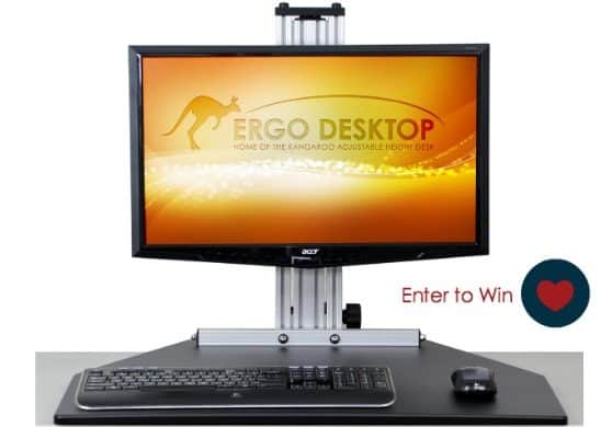 Ergo Desktop adjustable height desks Made in USA