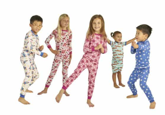 Organic children's pajamas gift set