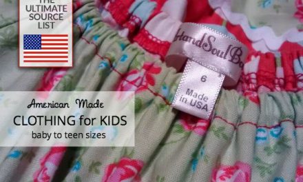 Made in USA Clothing for Kids : The Ultimate Source List