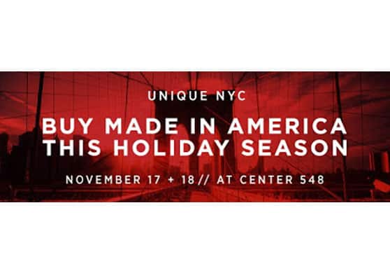 Just in time for Made in USA Holiday Shopping: Check out the Unique NYC Pop-Up Market