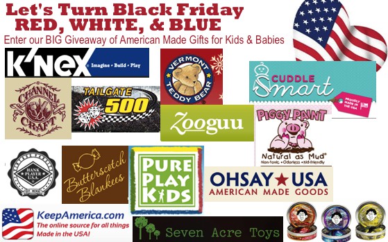 15 Prizes, 23 Blogs, Let’s Band Together to Turn Black Friday Red, White, & Blue! {Giveaway}