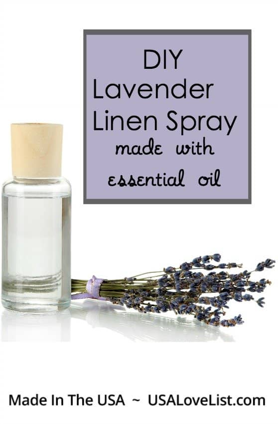 DIY Lavender linen spray made with essential oils and vodka!