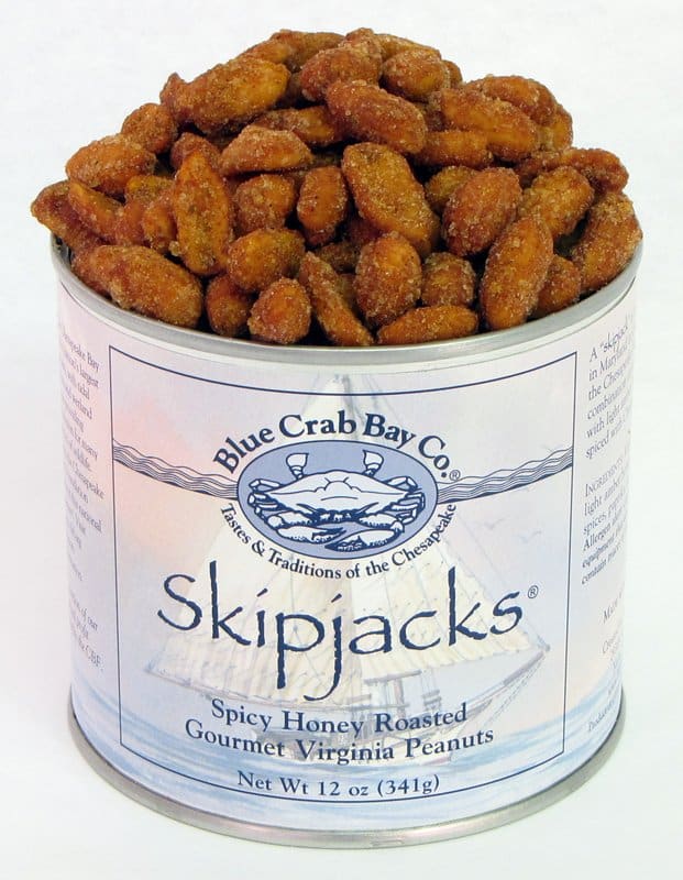 Things We Love Made in Virginia - Blue Crab Bay Co Skipjack Spicy Honey Roasted Virginia Peanuts