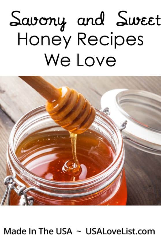 Sweet! - Honey Recipes For Every Meal and Occassion via USALoveList.com