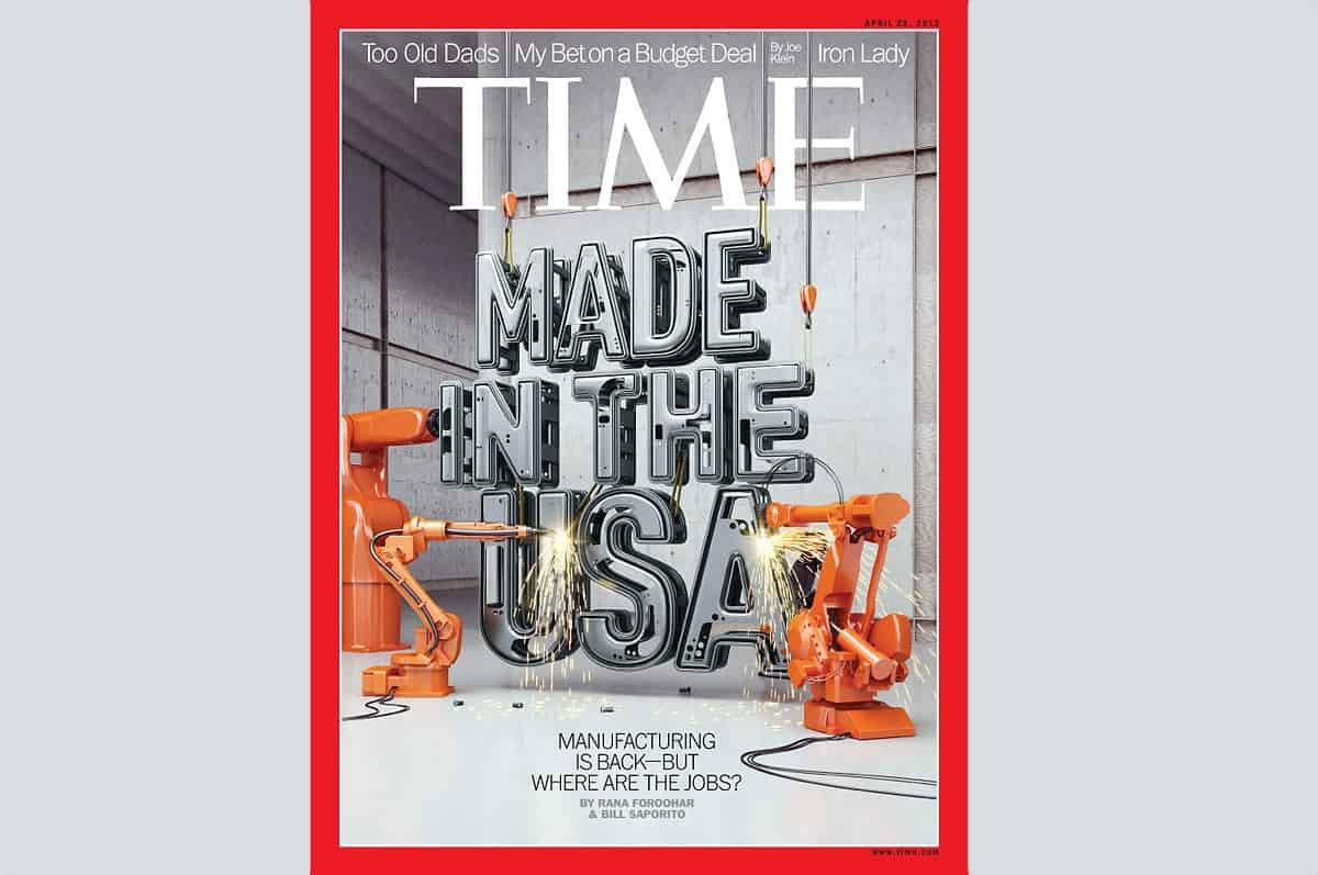 TIME Magazine’s Cover Story Reports on the Comeback of American Manufacturing