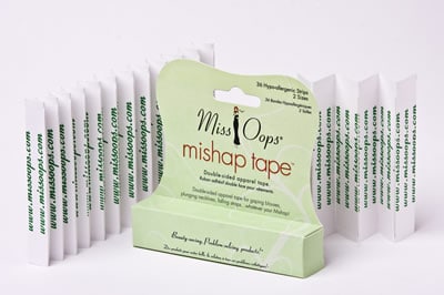 Miss Oops! mishap tape: a fashion emergency must have! |Made in USA