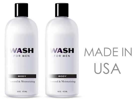 Wash For Men:  A Sustainable, Non Toxic, Made in USA Clean Body Wash for Men