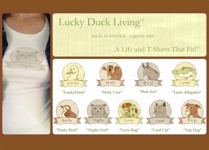 Lucky Duck Living’s Clever Tees are a Perfect Fit, Made in the USA {Giveaway}