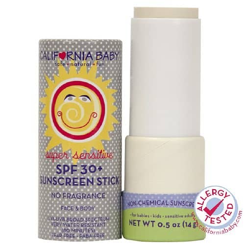 Organic sunscreen:California Baby #usalovelisted 