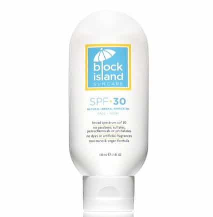 Organic sunscreen: Block Island Organics Natural Mineral Sunscreen | #Vegan #organic #glutenfree #usalovelisted