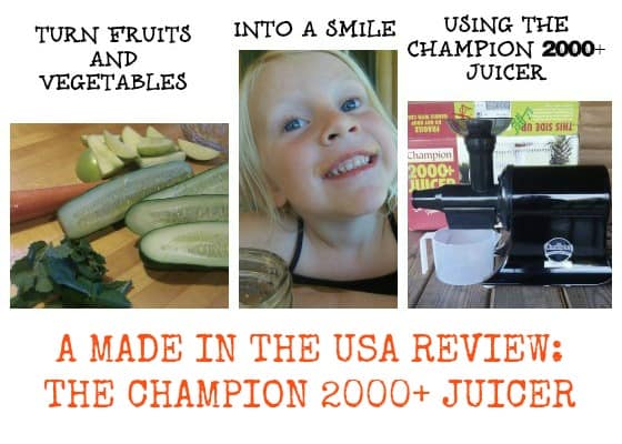 Champion 2000+ Juicer vegetable juicer, fruit juicer, juice