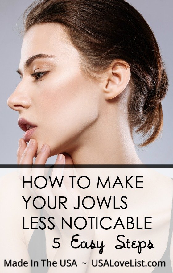 How to make your jowls less noticable