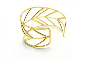 American Made Gifts: Chevron Cuff Bracelet Made in USA From Ecolustre Jewelry Site via USALoveList.com