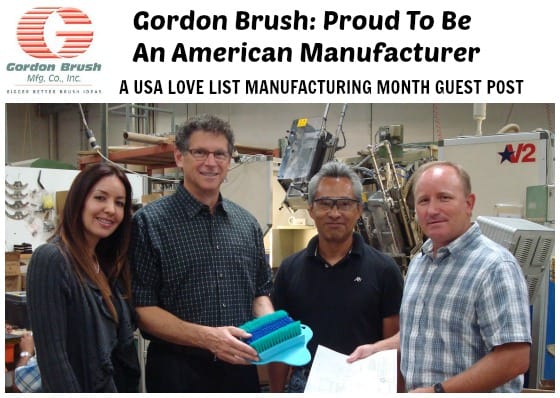 Gordon Brush: Proud To Be An American Manufacturer {Guest Post}