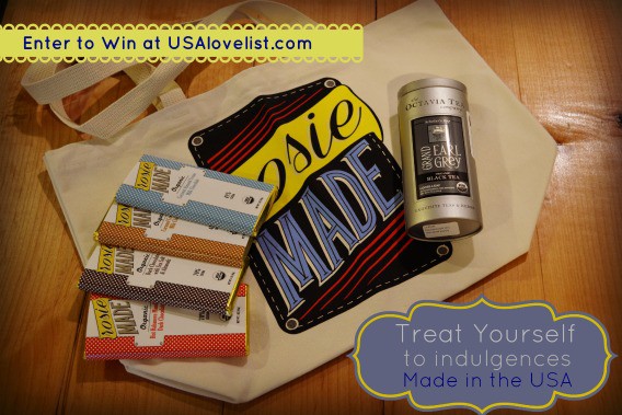 Our Treat for You: Enter to win an indulgent American-made gift bag loaded with Tea and Chocolate from RosieMADE