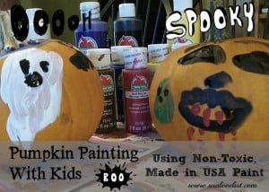 Pumpkin Painting With Kids Craft Project