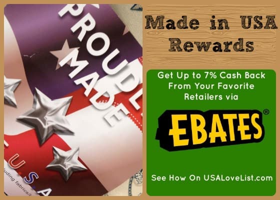 Cash Back On Made in USA Shopping From Wal-mart, Home Depot, Sears and More!