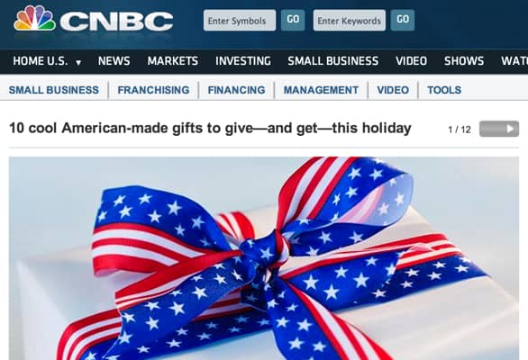 USA Love List Contributes to CNBC’s Made in USA Gift Guide