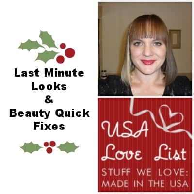 Holiday Beauty: Quick Fixes and Last Minute Looks, with American Made