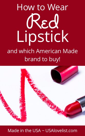 Easy tips on how to wear red lipstick via USAlovelist.com