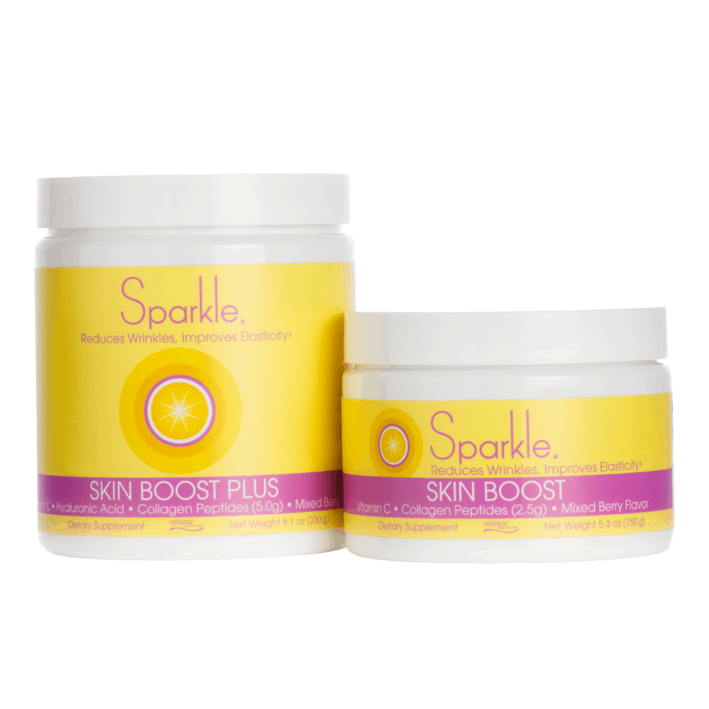 Sparkle Flavored American Made Collagen with Vitamin C - Perfect for Hydrating and Anti-Aging
