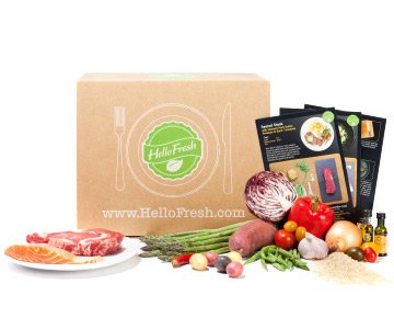 HelloFresh farm fresh ingredients + easy to follow recipes