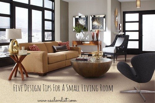 Five Design Tips For A Small Living Room