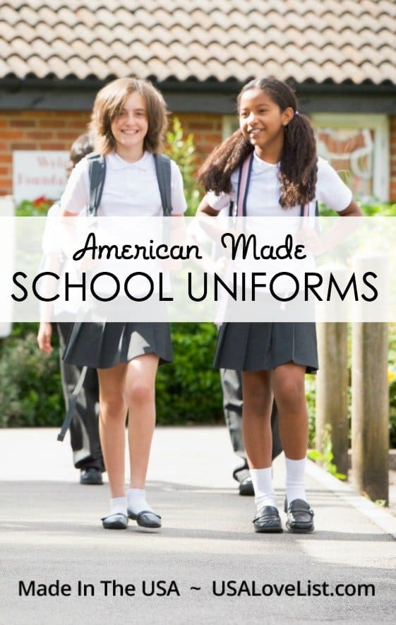 American made school uniforms