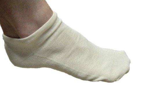 Made in USA socks: Only Footprints Organic Cotton Ankle Socks #usalovelisted #organic