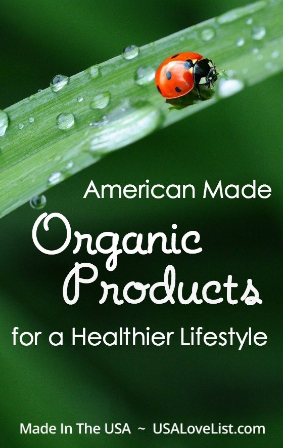 Organic Products for a healthier lifestyle Made in USA product suggestions