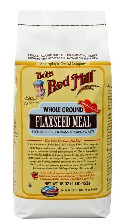 Bob's Red Mill Flaxseed Meal | Made in USA | Adds fiber and omega 3 fats to you favorite pancake recipe!