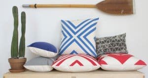 Towels, Totes and Pillows Made in Brooklyn USA by Au Retour