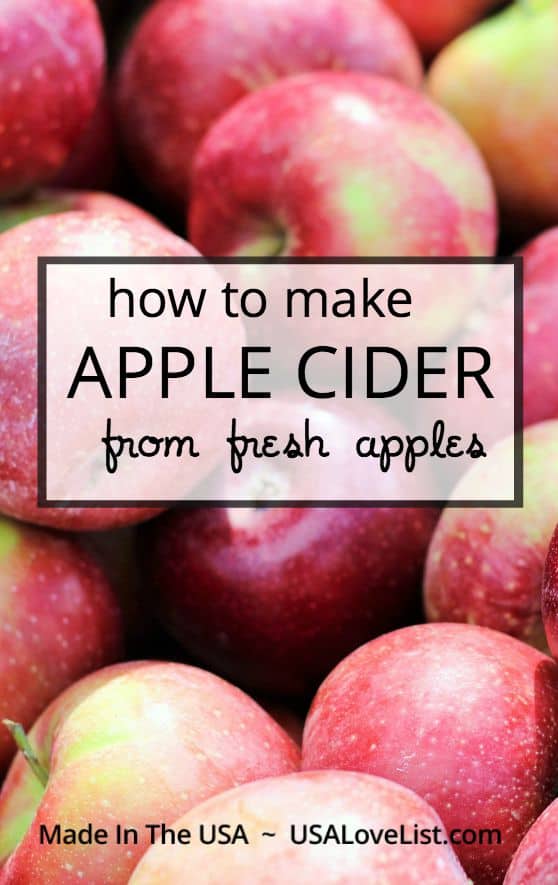 How to Make Apple Cider From Fresh, Local Apples